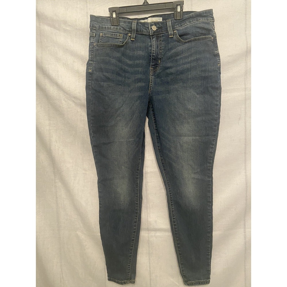 Signature By Levi Strauss & Co Mid Rise Skinny Jeans Womens Size 32x28